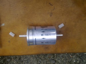 vymena palivoveho filtra 7